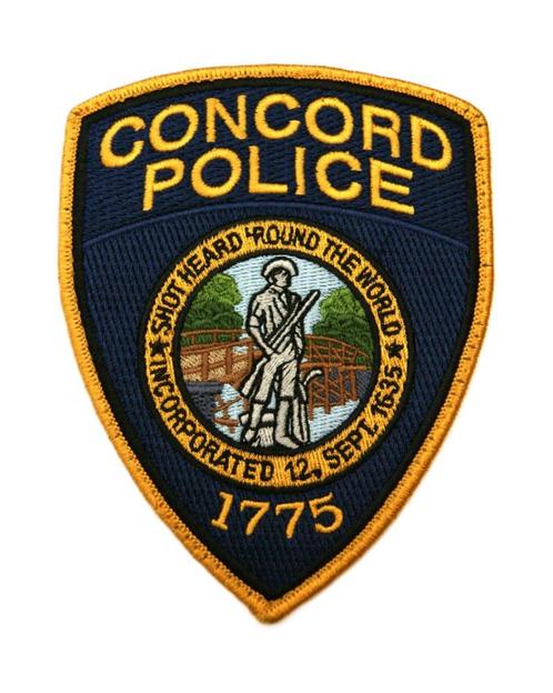 Patch / Embleem USA Police Concord MA, Verzamelen, Militaria | Algemeen, Embleem of Badge, Amerika, Verzenden