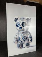Delfts blauw killer bear plexiglas schilderij, Antiek en Kunst, Ophalen of Verzenden