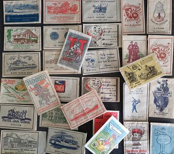 Verzameling Oude Suikerzakjes ruim 700 stuks 60-er jr. € 25 beschikbaar voor biedingen
