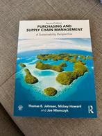 Purchasing and supply chain management 978-1-138-06476-8, Nieuw, Ophalen of Verzenden, WO, Thomas E. Johnsen