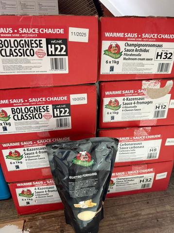 Horeca pasta sauzen – The Smiling Cook – 45 kg beschikbaar voor biedingen