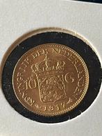 Gouden tientje 1917, Postzegels en Munten, Munten | Nederland, Goud, Koningin Wilhelmina, Overige waardes, Ophalen of Verzenden