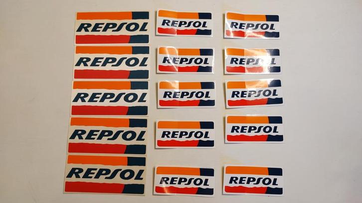 Repsol Stickers - Set van Verschillende Stickers, Auto diversen, Autostickers, Ophalen of Verzenden