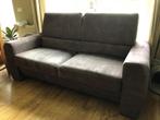GRATIS - Nette grijze tweezitsbank, Ophalen, Gebruikt, Tweepersoons, 75 tot 100 cm