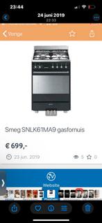 Gebruikte Gasfornuis Smeg met heteluchtverwarming 295, Witgoed en Apparatuur, Fornuizen, 60 cm of meer, Zo goed als nieuw, Gas
