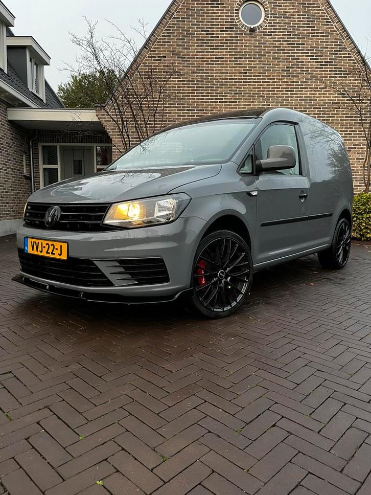 Volkswagen Caddy | MK4 | 2.0 TDI | 75KW | Bwjr 2016 | Grijs, Auto's, Bestelauto's, Bedrijf, Volkswagen, Diesel, Euro 6, Handgeschakeld