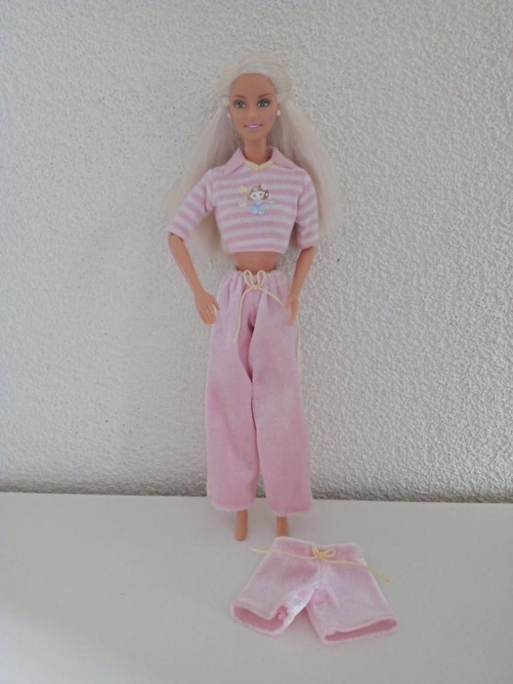 Barbie van de Bedtime Baby Set, Verzamelen, Poppen, Gebruikt, Pop, Ophalen of Verzenden