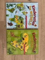 2 boeken kinderatlas de wereld en kinderatlas dieren, Ophalen of Verzenden, Zo goed als nieuw, Non-fictie