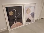 2x Wissellijst wit 70x100 cm incl Poster allebei v. Desenio, Ophalen, Gebruikt