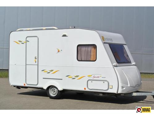Sterckeman Starlett 420 CP|Treinzit|Dwarsbed|Sanitair|Bovag|, Caravans en Kamperen, Caravans, Bedrijf, tot en met 4, Treinzit