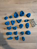 Klik bolder grepen set blauw 20 stuks, Sport en Fitness, Ophalen of Verzenden, Zo goed als nieuw, Klimsport-accessoire