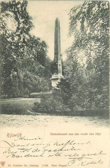 (381-333-009) Rijswijk Gedenknaald aan den vrede van 1697 beschikbaar voor biedingen