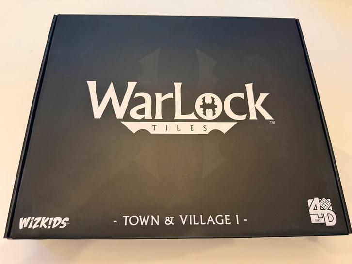 WarLock Tiles – Town & Village I (WizKids), Hobby en Vrije tijd, Wargaming, Zo goed als nieuw, Verzenden