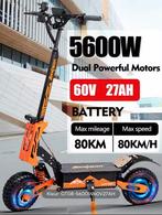 Elektrische Step 5600W - 80km/u afneembaar zadel, Ophalen of Verzenden, Nieuw, Elektrische step (E-scooter)