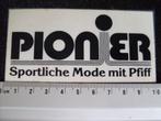 ruit sticker pionier sportliche mode mit pfiff logo, Verzenden, Zo goed als nieuw, Merk