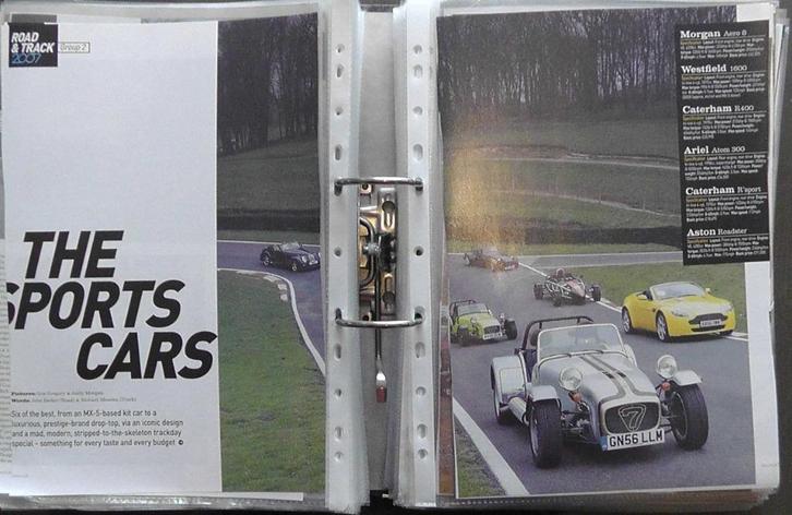 Caterham diverse modellen / jaargangen? 19x autotesten, Boeken, Auto's | Folders en Tijdschriften, Gelezen, Ophalen