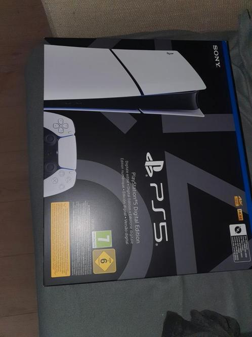 Playstation 5 slim digitaal., Spelcomputers en Games, Spelcomputers | Sony PlayStation 5, Nieuw, Playstation 5 Digital, Ophalen