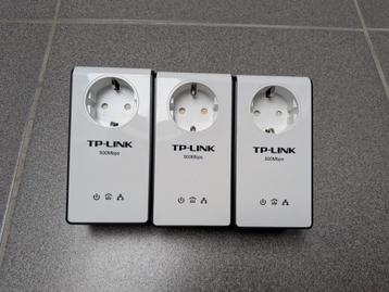 3 x TP-LINK AV500+ Gigabit Powerline Adapters (TL-PA551) beschikbaar voor biedingen