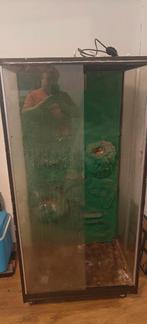 Groot terrarium 60x80x160, Dieren en Toebehoren, Reptielen en Amfibieën | Toebehoren, Ophalen, Gebruikt, Terrarium of Paludarium