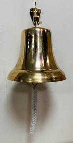 Scheepsbel groot messing bel wand decoratie goud deco, Info@deconoord.nl, Deco Noord, Nieuw, Ophalen of Verzenden