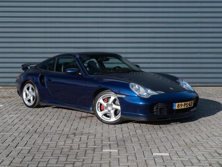 Porsche 911 3.6 Coupé Turbo (996) | 2001 | Lapisblauw | Sch, Auto's, Porsche, Bedrijf, Te koop, 4x4, ABS, Airbags, Airconditioning