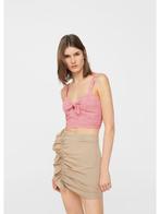 mango beige rokje met volant zgan 36, Mango, Beige, Ophalen of Verzenden, Zo goed als nieuw