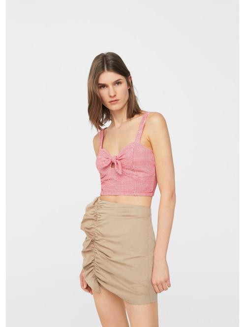 mango beige rokje met volant zgan 36, Kleding | Dames, Rokken, Zo goed als nieuw, Maat 36 (S), Beige, Boven de knie, Ophalen of Verzenden