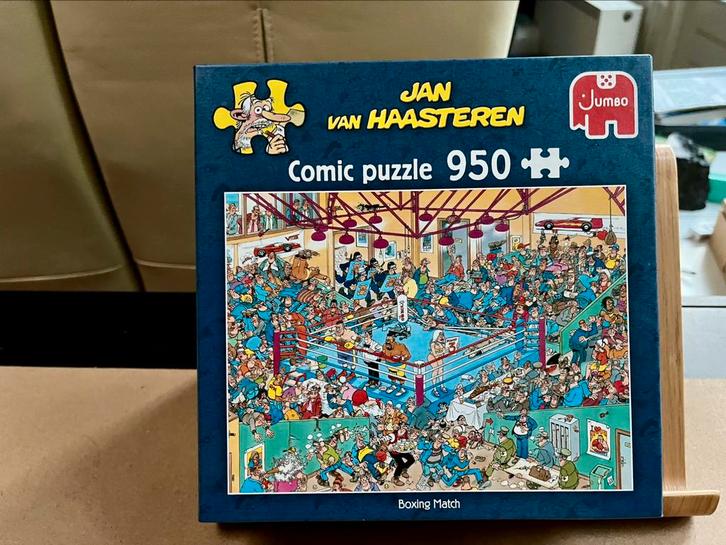 Boxing Match, Jan van Haasteren 950. 3+1 gratis, Hobby en Vrije tijd, Denksport en Puzzels, Zo goed als nieuw, Legpuzzel, 500 t/m 1500 stukjes