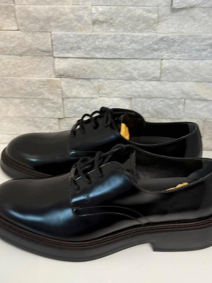 Tod’s Derby Passal leren veterschoenen – Zwart – Maat 44, Kleding | Heren, Schoenen, Nieuw, Veterschoenen, Ophalen of Verzenden