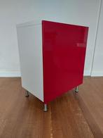 Super praktische IKEA Besta kastje - wit/ hoogglans rood, Huis en Inrichting, Ophalen, Gebruikt