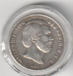 Nederland 1860 Halve gulden Willem 3, Postzegels en Munten, Munten | Nederland, ½ gulden, Koning Willem III, Zilver, Ophalen of Verzenden