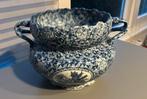 Antieke blauw-witte chinese pot met handvatten, Antiek en Kunst, Antiek | Keramiek en Aardewerk, Ophalen of Verzenden