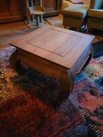 Salontafel 60x60 teak, Huis en Inrichting, Tafels | Salontafels, Gebruikt, 50 tot 100 cm, Minder dan 50 cm, Vierkant
