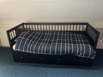 IKEA Uitschuifbaar Bed met Lades, Huis en Inrichting, Slaapkamer | Bedden, Ophalen, 90 cm, Eenpersoons, Zwart