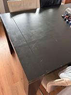 Zware tafel masief hout, Huis en Inrichting, Complete eetkamers, Ophalen, Gebruikt, 4 tot 6 stoelen