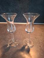 Hooghoudt Jenever Glaasjes - Set van 2, Antiek en Kunst, Antiek | Glas en Kristal, Ophalen
