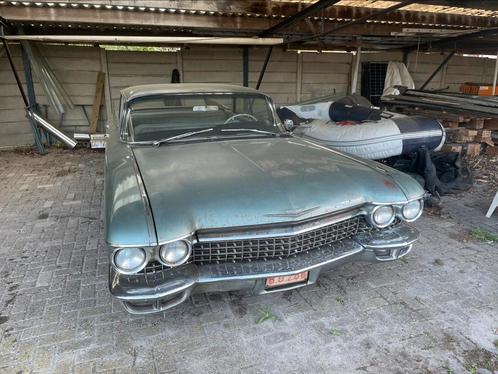 1960 Cadillac Flattop, Auto's, Oldtimers, Particulier, Cadillac, Benzine, Sedan, Automaat, Groen, Ophalen