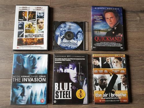 Zes thriller dvd's -- per stuk: 0,90 euro - 1 koop 3,50 euro, Cd's en Dvd's, Dvd's | Thrillers en Misdaad, Zo goed als nieuw, Vanaf 16 jaar
