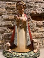 Kindje Jezus met schapen/ gips., Ophalen of Verzenden, Zo goed als nieuw, Beeld(je)