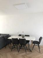 Marmeren Salontafel & Eettafel Set, Huis en Inrichting, Tafels | Eettafels, Ophalen, 100 tot 150 cm, Zo goed als nieuw, Vier personen