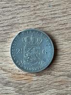 Zilveren rijksdaalder Willem III 1861, Postzegels en Munten, Munten | Nederland, Ophalen of Verzenden, Koning Willem III, 2½ gulden