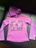 Paars lila gestreept capuchontrui trui shirt Da Peng 110-116, Meisje, Trui of Vest, Nieuw, Da Peng