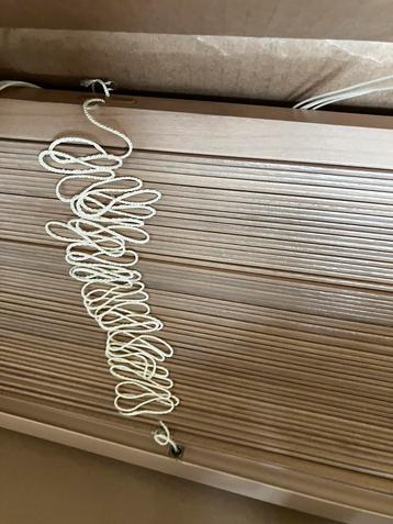 Jaloezie hout licht eiken NIEUW b1.36x h2.10 beschikbaar voor biedingen