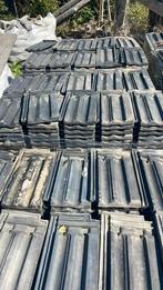 Oude muldenpannen, Doe-het-zelf en Verbouw, Dakpannen en Dakbedekking, Ophalen, Gebruikt, Steen of Klei, Zwart