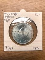 Tien Gulden zilver 1970, Postzegels en Munten, Munten | Nederland, Ophalen of Verzenden, Koningin Juliana, 10 gulden, Zilver