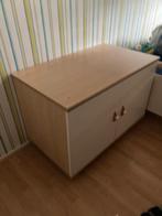 Gebruikt houten kastje met deurtjes, Ophalen, 100 tot 150 cm, 50 tot 75 cm, Gebruikt