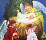 ENGELEN BIJ KERSTKINDJE — JOYEUX NOËL, Verzenden, 1920 tot 1940, Gelopen, Feest(dag)