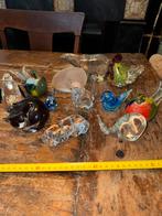 Verzameling vintage glazen dieren, Verzamelen, Ophalen of Verzenden, Zo goed als nieuw, Beeldje of Figuurtje