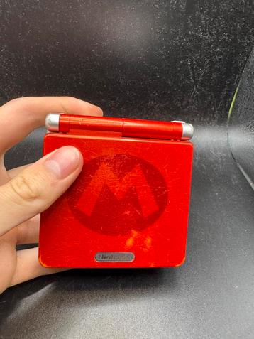 Gameboy advance sp mario editie beschikbaar voor biedingen