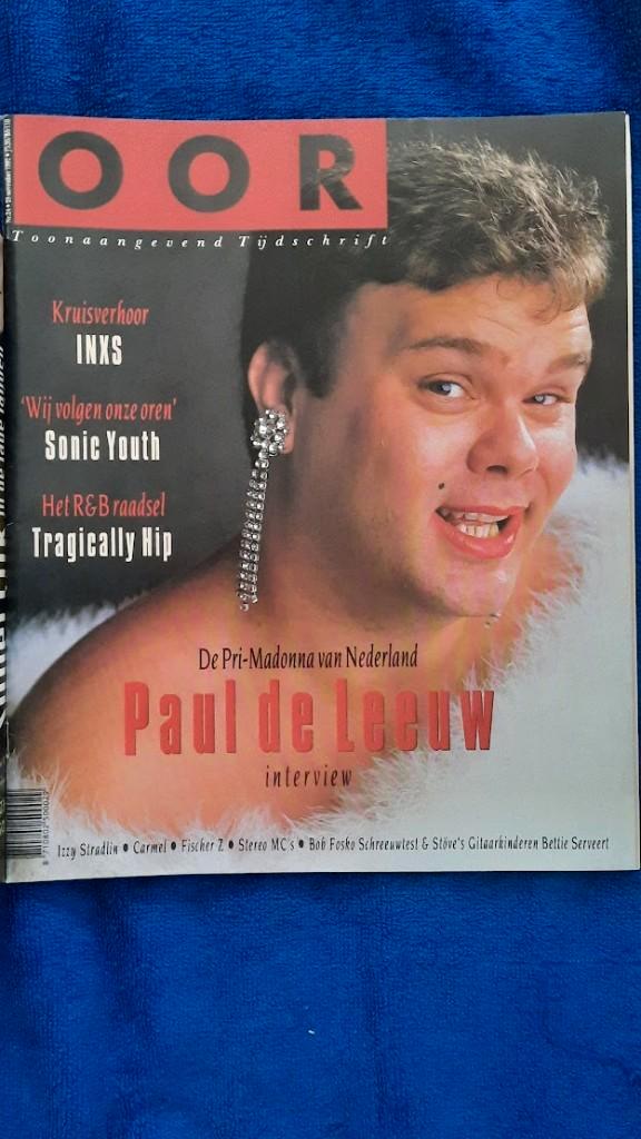 OOR 24-1992 de Leeuw Sonic Youth Tragically Hip Stradlin, Boeken, Tijdschriften en Kranten, Zo goed als nieuw, Muziek, Film of Tv